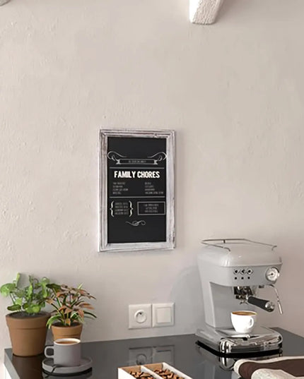 Bảng Phấn Treo Tường Flash Furniture 10-HGWA-GDIS-CRE8-662315-GG - Bộ 10 Cái, 27.9 x 43.2 cm, Khung Gỗ Thông, Màu Trắng
