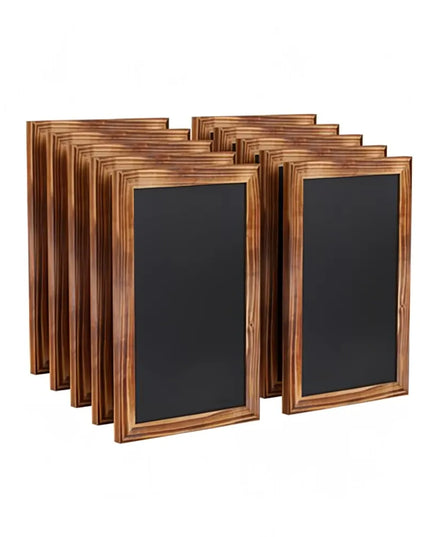 Bảng Phấn Treo Tường Flash Furniture 10-HGWA-GDIS-CRE8-762315-GG - Bộ 10 Cái, 27.9 x 43.2 cm, Khung Gỗ Thông, Màu Nâu