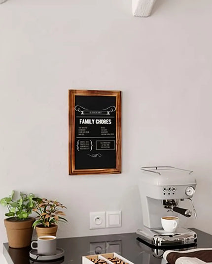Bảng Phấn Treo Tường Flash Furniture 10-HGWA-GDIS-CRE8-762315-GG - Bộ 10 Cái, 27.9 x 43.2 cm, Khung Gỗ Thông, Màu Nâu