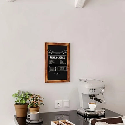 Bảng Phấn Treo Tường Flash Furniture 10-HGWA-GDIS-CRE8-762315-GG - Bộ 10 Cái, 27.9 x 43.2 cm, Khung Gỗ Thông, Màu Nâu