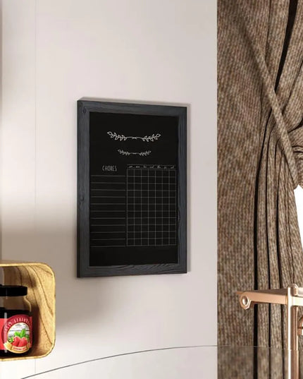 Bảng Phấn Treo Tường Flash Furniture HGWA-GDIS-CRE8-062315-GG Rộng 45.7 cm x Cao 61 cm Khung Gỗ Thông Màu Xám Mộc