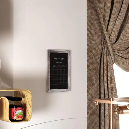 Bảng Phấn Treo Tường Flash Furniture HGWA-GDIS-CRE8-662315-GG - 27.9 cm Rộng x 43.2 cm Cao, Khung Gỗ Thông, Trắng