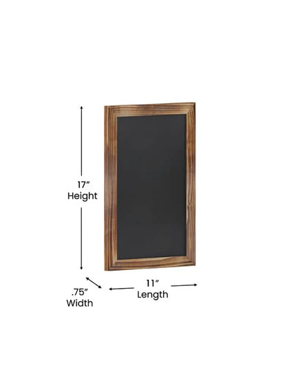 Bảng Phấn Treo Tường Flash Furniture HGWA-GDIS-CRE8-762315-GG - 27.9 cm Rộng x 43.2 cm Cao, Khung Gỗ Thông, Nâu