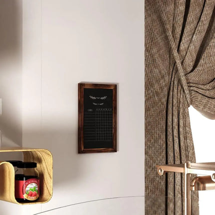 Bảng Phấn Treo Tường Flash Furniture HGWA-GDIS-CRE8-762315-GG - 27.9 cm Rộng x 43.2 cm Cao, Khung Gỗ Thông, Nâu