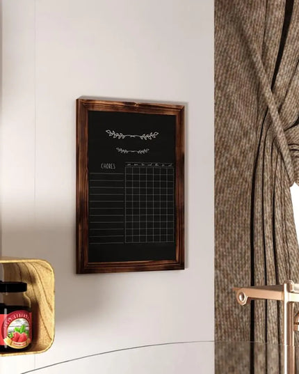 Bảng Phấn Treo Tường Flash Furniture HGWA-GDIS-CRE8-852315-GG - 45.7 cm Rộng x 61 cm Cao, Khung Gỗ Thông, Nâu