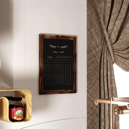 Bảng Phấn Treo Tường Flash Furniture HGWA-GDIS-CRE8-852315-GG - 45.7 cm Rộng x 61 cm Cao, Khung Gỗ Thông, Nâu