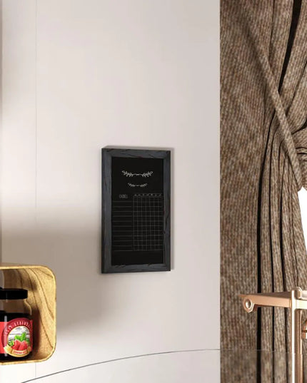 Bảng Phấn Treo Tường Flash Furniture HGWA-GDIS-CRE8-962315-GG - 27.9 cm Rộng x 43.2 cm Cao, Khung Gỗ Thông, Xám Mộc