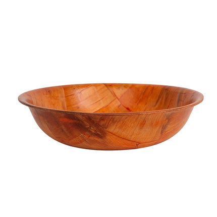 Bát Salad Tròn Tablecraft 207 Gỗ Đan Mahogany Đáy Cong 4 Lớp 17.8 cm