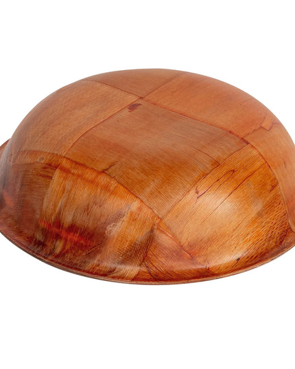 Bát Salad Tròn Tablecraft 207 Gỗ Đan Mahogany Đáy Cong 4 Lớp 17.8 cm