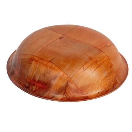 Bát Salad Tròn Tablecraft 207 Gỗ Đan Mahogany Đáy Cong 4 Lớp 17.8 cm