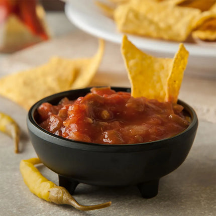 Bát Salsa Molcajete Melamine Carlisle 087303 89 ml, Màu Đen