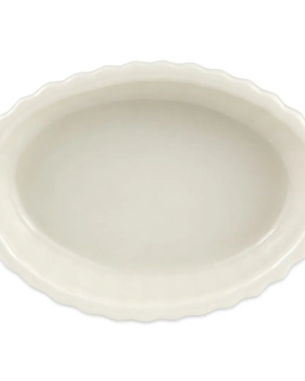 Bát Souffle Có Rãnh Hall China HL8510AWHA Sứ Trắng 90 ml