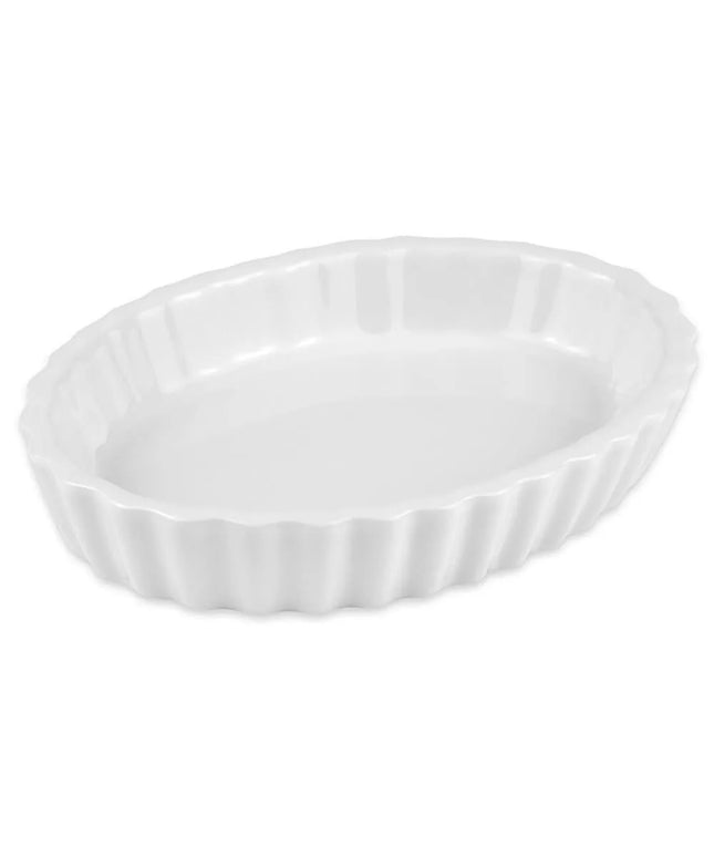 Bát Souffle Có Rãnh Hall China HL8530ABWA Sứ Trắng Sáng 192 ml
