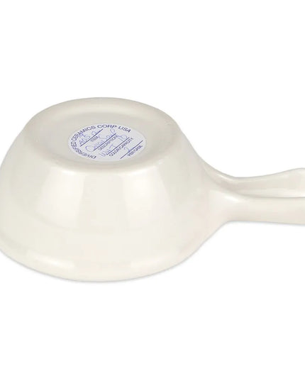 Bát Súp Hành Gốm Diversified Ceramics DC14 295 ml Tay Cầm Màu Trắng