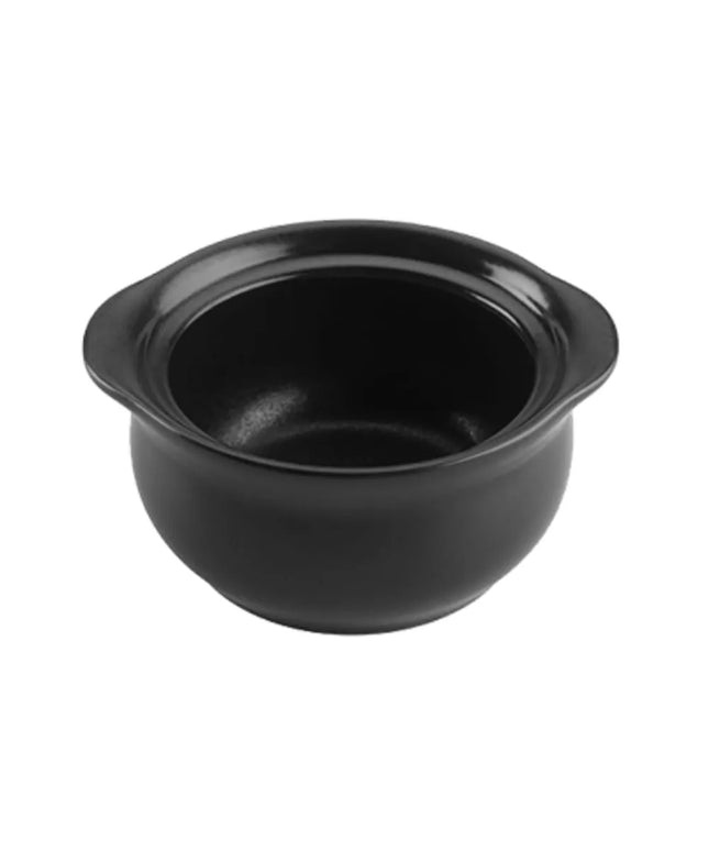 Bát Súp Hành Sứ Hall China HL4770BFCA 237 ml Foundry Màu Đen
