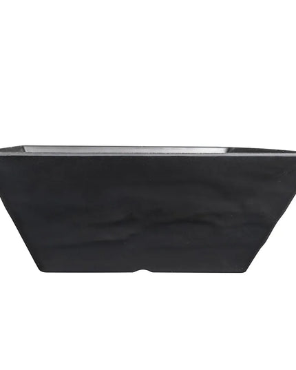 Bát Vuông Melamine Phục Vụ American Metalcraft FSMEL117 6.7 l Màu Đen