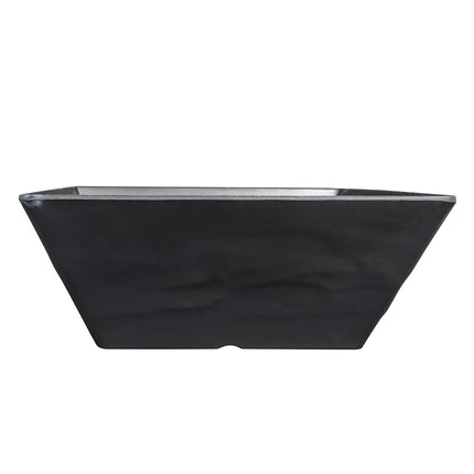 Bát Vuông Melamine Phục Vụ American Metalcraft FSMEL117 6.7 l Màu Đen