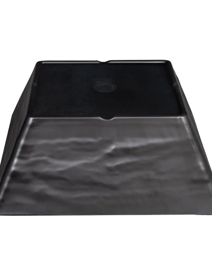 Bát Vuông Melamine Phục Vụ American Metalcraft FSMEL117 6.7 l Màu Đen