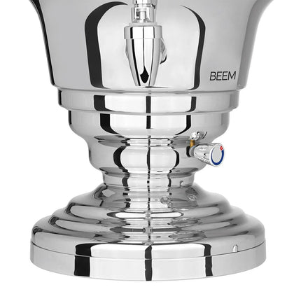 BEEM | Commercial Electric Samovar Tea Urn – 15 L - 3 kW - Stainless Steel - Includes 2 L Teapot
