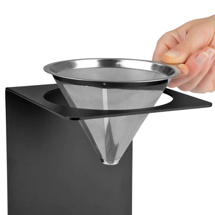 BEEM | Pour-Over Coffee Maker Set – 0.5 L - Permanent Filter - Concrete Look Base - 946 ml