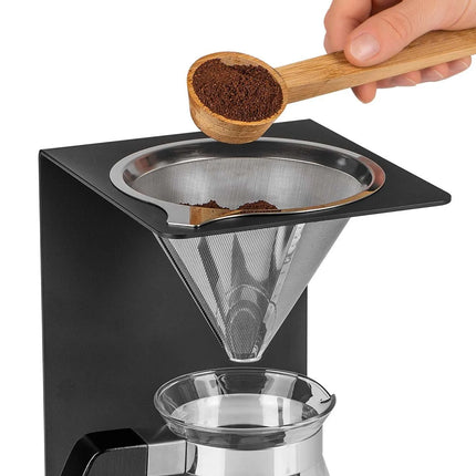 BEEM | Pour-Over Coffee Maker Set – 0.5 L - Permanent Filter - Concrete Look Base - 946 ml