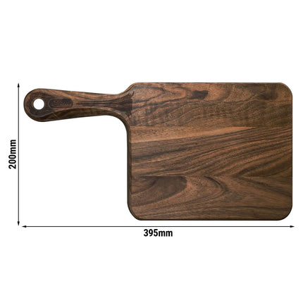 BERKEL | Beech Wood Cutting Board – With Handle - 395×200×25 mm