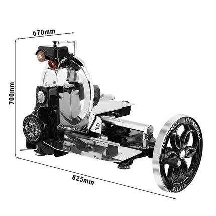 BERKEL | Commercial Flywheel Meat Slicer B114 – Ø 319 mm blade - Black - 0–1.5 mm slice thickness