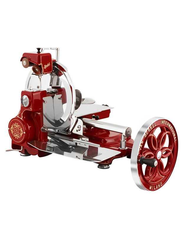 BERKEL | Commercial Flywheel Meat Slicer B114 – Ø 319 mm blade - Red - 0–1.5 mm slice thickness