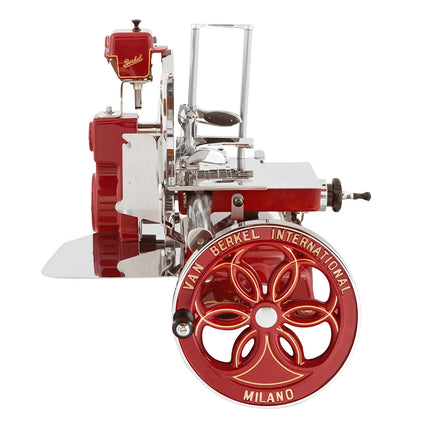 BERKEL | Commercial Flywheel Meat Slicer B114 – Ø319 mm blade - Red - With Stand - 670×825×1480 mm