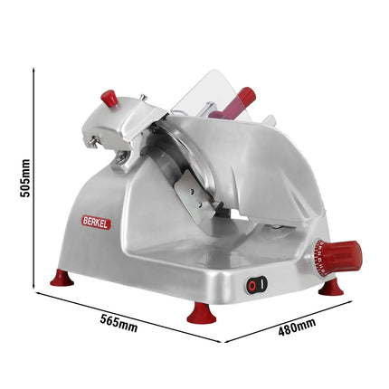 BERKEL | Commercial Pro Line XS25 Electric Gravity Feed Meat Slicer – Ø250 mm - 330 W - Silver