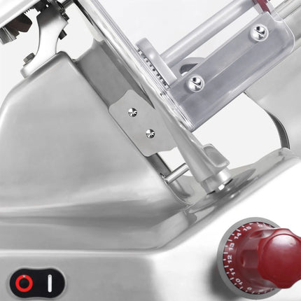 BERKEL | Commercial Pro Line XS25 Electric Gravity Feed Meat Slicer – Ø250 mm - 330 W - Silver