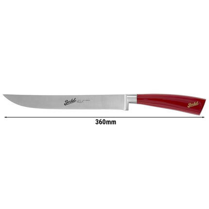 BERKEL | Elegance Carving Knife – 22 cm - Red Resin Handle