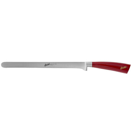 BERKEL | Elegance Chef Set – 5-Piece: Ham, Bread, Carving, Kitchen, Utility Knives - Red
