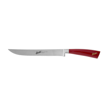 BERKEL | Elegance Chef Set – 5-Piece: Ham, Bread, Carving, Kitchen, Utility Knives - Red