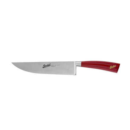 BERKEL | Elegance Chef Set – 5-Piece: Ham, Bread, Carving, Kitchen, Utility Knives - Red