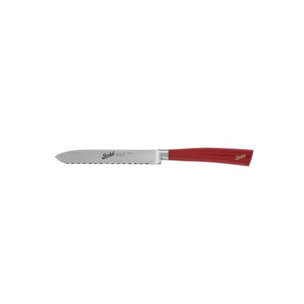 BERKEL | Elegance Chef Set – 5-Piece: Ham, Bread, Carving, Kitchen, Utility Knives - Red