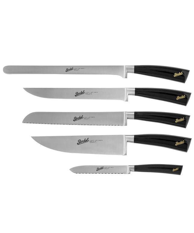 BERKEL | Elegance Chef Set – 5-Piece Knife Set - Black