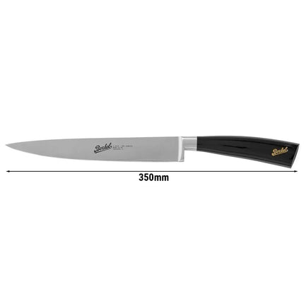 BERKEL | Elegance Filleting Knife – 21 cm - Gloss Black Resin Handle