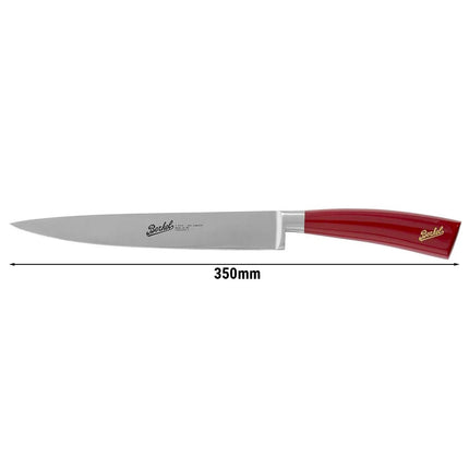 BERKEL | Elegance Filleting Knife – 21 cm - Red Resin Handle
