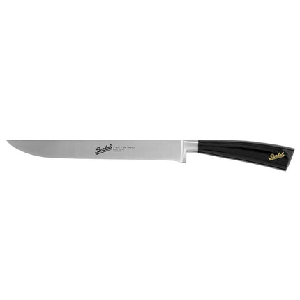 BERKEL | Elegance Roast Carving Set – 3-Piece: Knife, Fork, Sharpening Steel - Black