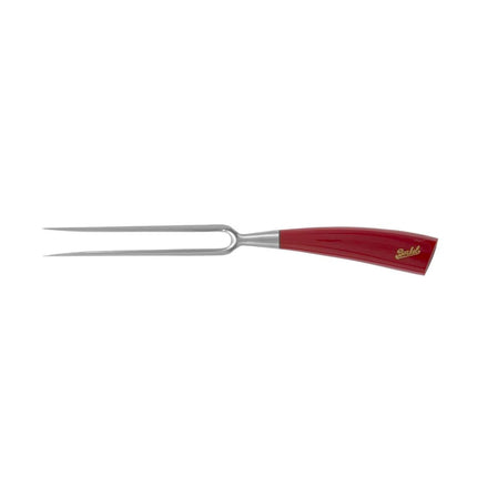 BERKEL | Elegance Roast Carving Set – 3-Piece: Knife, Fork, Sharpening Steel - Red