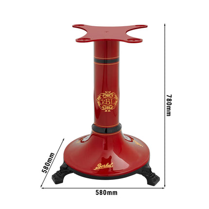 BERKEL | Flywheel Slicer Stand Pedestal – for B3, Tribute, B114 & BS300 - Red