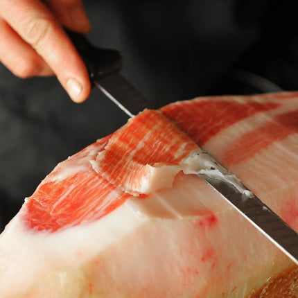 BERKEL | Italian Prosciutto Ham Stand – Stainless Steel Frame - Rosewood Base