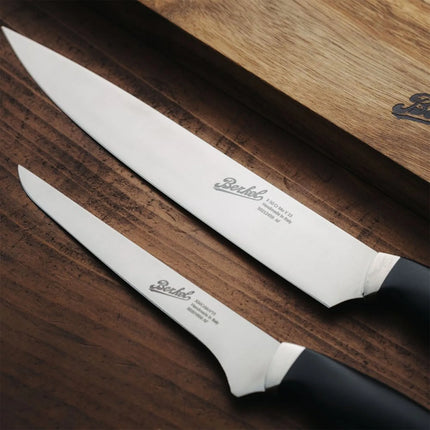 BERKEL | Teknica Professional Boning Knife – Black Resin Handle – 160 mm Blade – 3 mm Steel