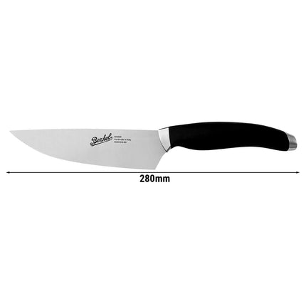 BERKEL | Teknica Professional Chef’s Knife – Black Resin Handle – 150 mm Blade – 3 mm Steel