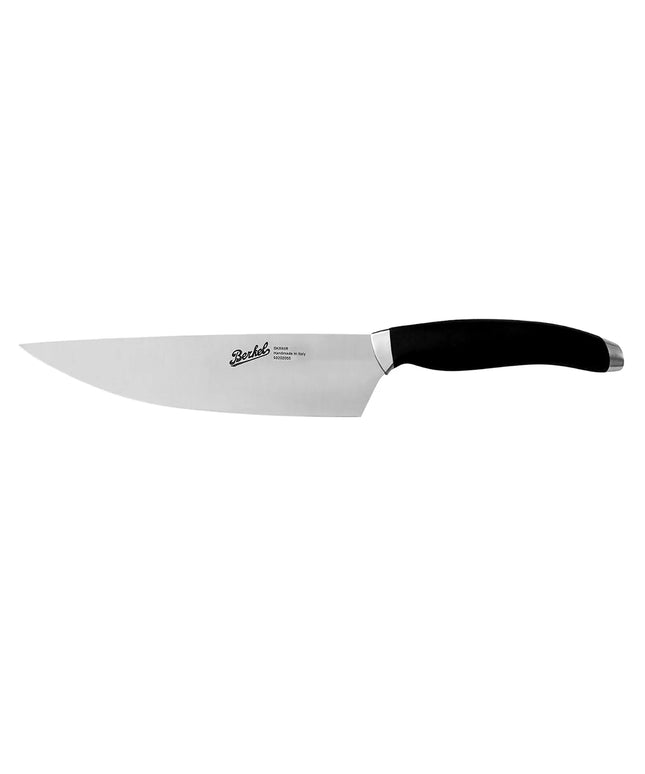 BERKEL | Teknica Professional Chef’s Knife – Black Resin Handle – 200 mm Blade – 3 mm Steel