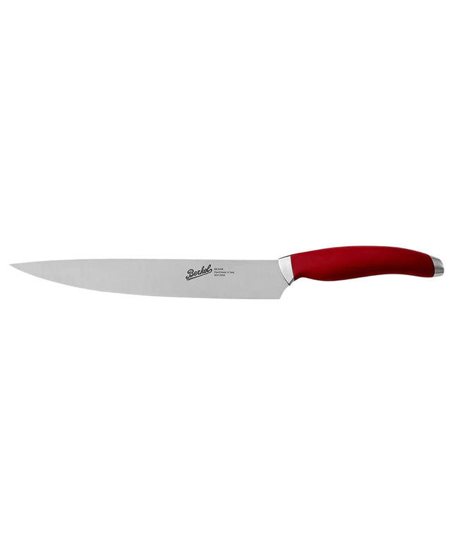 BERKEL | Teknica Professional Filleting Knife – Red Resin Handle – 240 mm Flexible Blade – 3 mm Steel