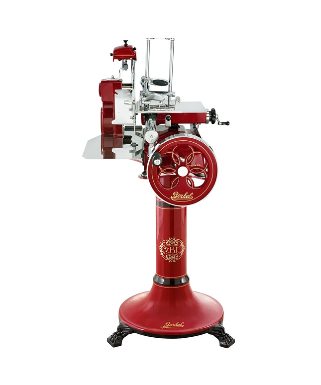 BERKEL | Tribute Flywheel Meat Slicer – Blade Ø300 mm - Red - Includes Stand