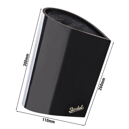 BERKEL | Universal Knife Block – Black - Up to 6 Knives - Without Knives