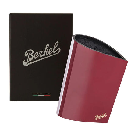 BERKEL | Universal Knife Block – Red - Up to 6 Knives - Without Knives